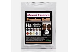 Hair Fibers - Hair Rebuilding Fibers Original Refill, Nature Keratin Fibers for Thin Hair,100% Undetectable, Hair Concealer, 