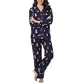 PajamaGram Winter Pajamas For Women - Flannel Pajamas Women
