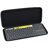 Hermitshell Hard Travel Case fits Logitech K400 920-007119 Plus Wireless Touch Keyboard