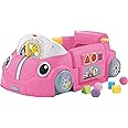 Fisher-Price Baby Learning Toy Laugh & Learn Crawl Around Car Activity Center with Smart Stages for Infants Ages 6+ Months, Pink (Amazon Exclusive)