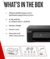 Canon PIXMA G2570 MegaTank All-in-One Printer Copier Scanner Home Use view 6