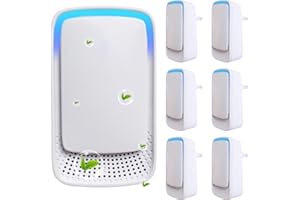 LMHAICHAO Plug In Air Ionizers for Home Quiet Operation Air Cleaner for Bathroom,Living Room,Office,Kitchen,Pet Room,Portable Negative Ion Air Purifier for Bedroom(2)