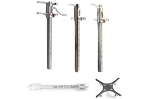 5 Pcs Dental Implant Orthodontic Gauge Dental Venus VDO Apollo Gauge with Boley Gauge Bracket Height Moveable Adjustable Positioning Measuring Gauge Boone Gauge (20-100) mm (PAKMED)