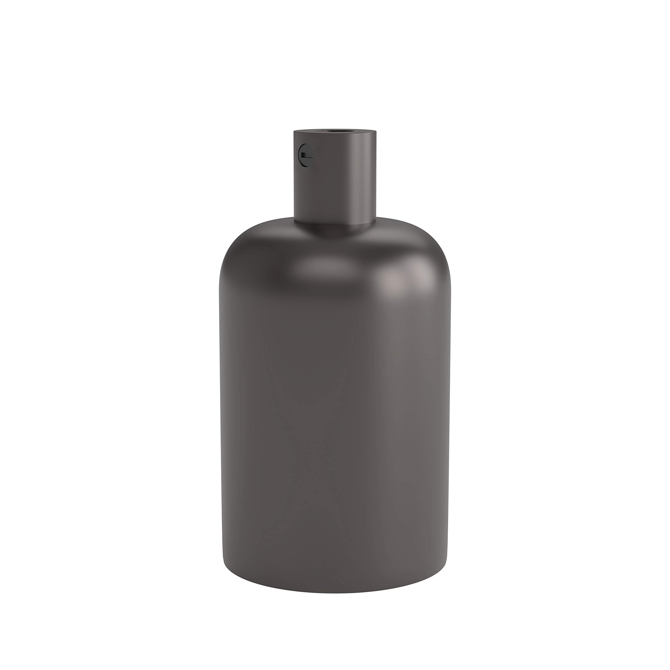 Calex 60W 250V E27 Aluminium Lamp Holder 42mm Diameter Matt Pearl Black