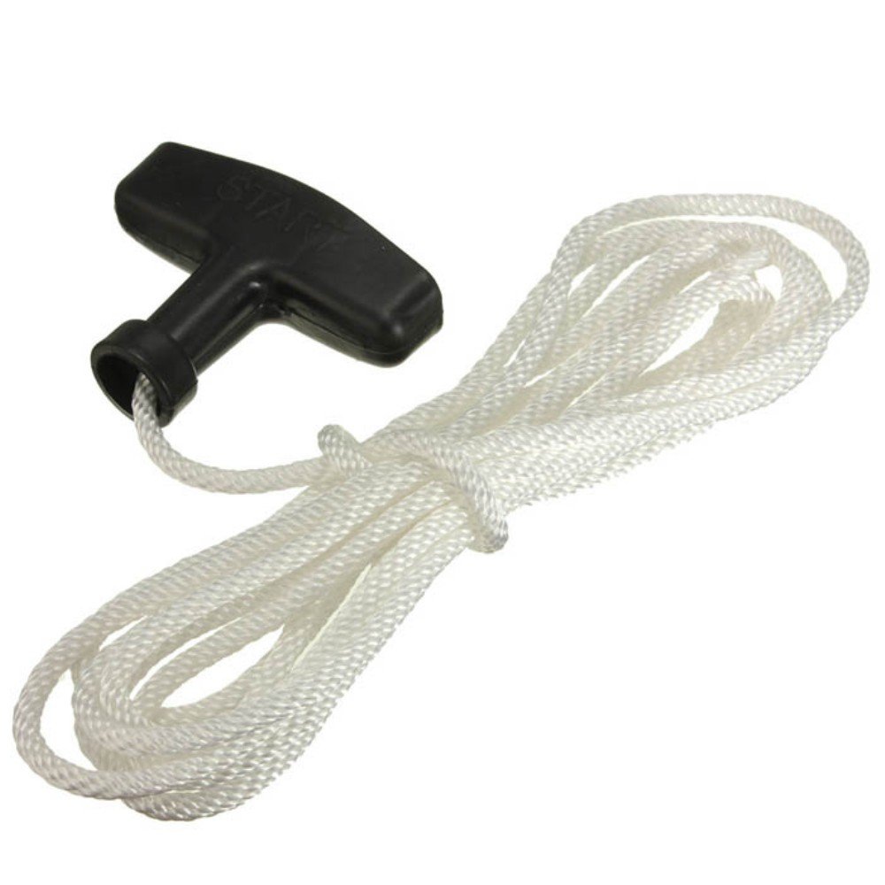 Kungfu Mall 3m 120 Inch Universal Lawnmower Trimmer Pull Handle Starter Rope Cord Garden Mower Rope Machine Fitting