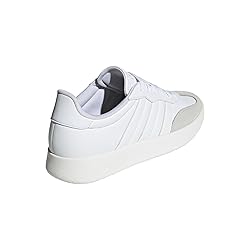 adidas Men's Barreda Sneaker, White/White/Grey, 8.5