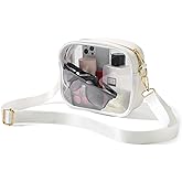 TOBVZOO Clear Bag Stadium Approved, Crossbody Transparent Bag for Concerts Sports Events, Purses for Men & Women