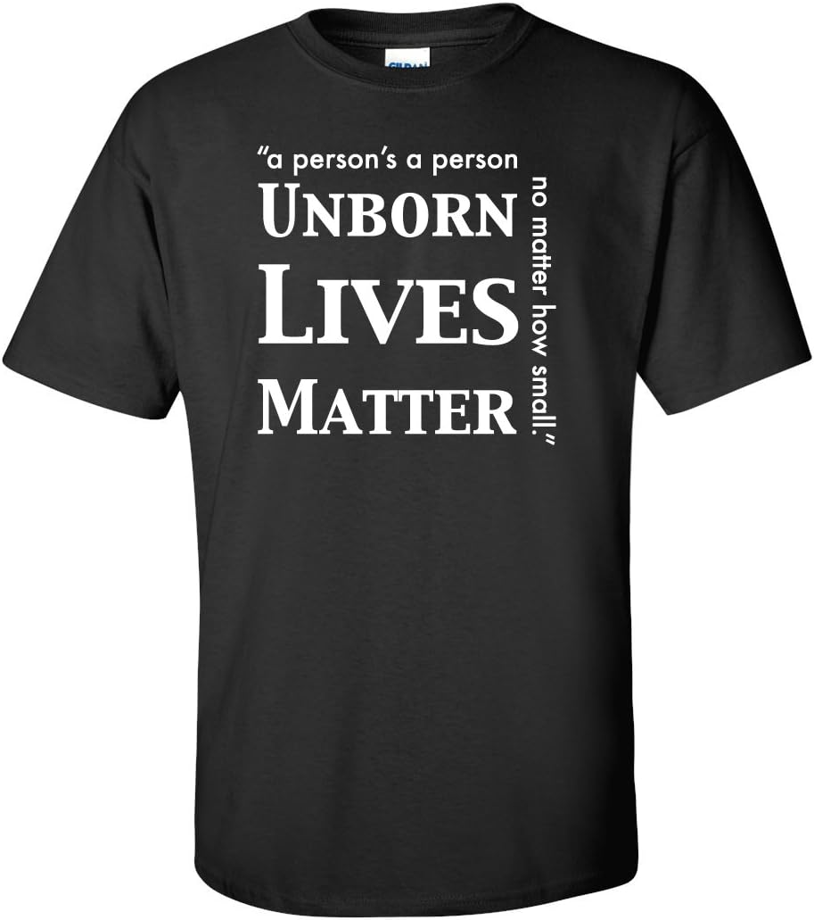 Unborn Lives Matter Black (4X) T-Shirt