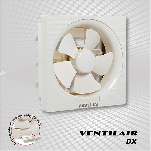 Havells FHVVEDXOWH08 Ventil Air Dx 200mm Sweep size Fan (Off White)