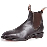 R.M. Williams Men's Classic RM Leather Chelsea Boots, Chestnut, 7 Medium US