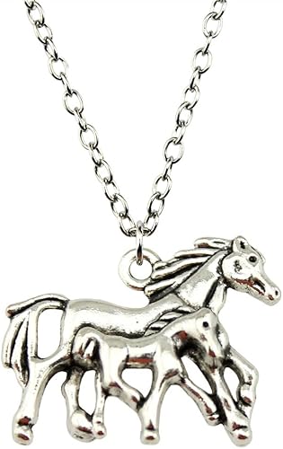 mother and child horse necklace