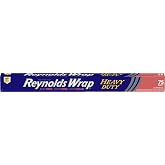Reynolds Wrap Heavy Duty Aluminum Foil, 18 Inch Width, 75 Square Feet | Extra-Wide Heavy Duty Foil, Ideal For Large Meats, Food Pans, and Grilling, 18 Inch Wide Roll, Grill Safe, 16.6 yds x 18 in