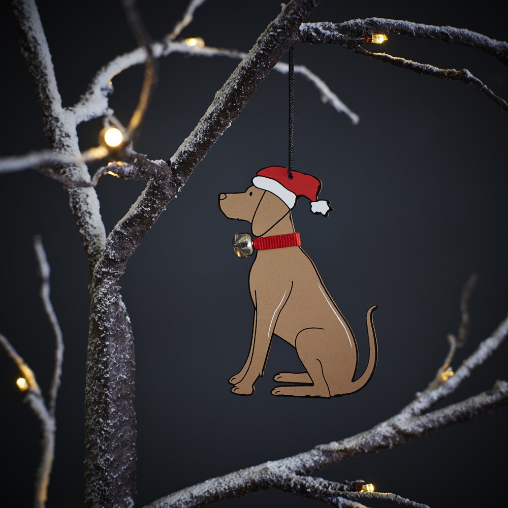 Sweet William Vizsla Christmas tree decoration