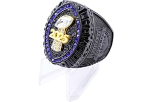 guancrown 2025 Fantasy Football Championship Ring Award Prize Trophy Sports Winner FFL Champion Ring