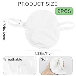 FERCAISH Underarm Sweat Pads - 1 Pairs Reusable