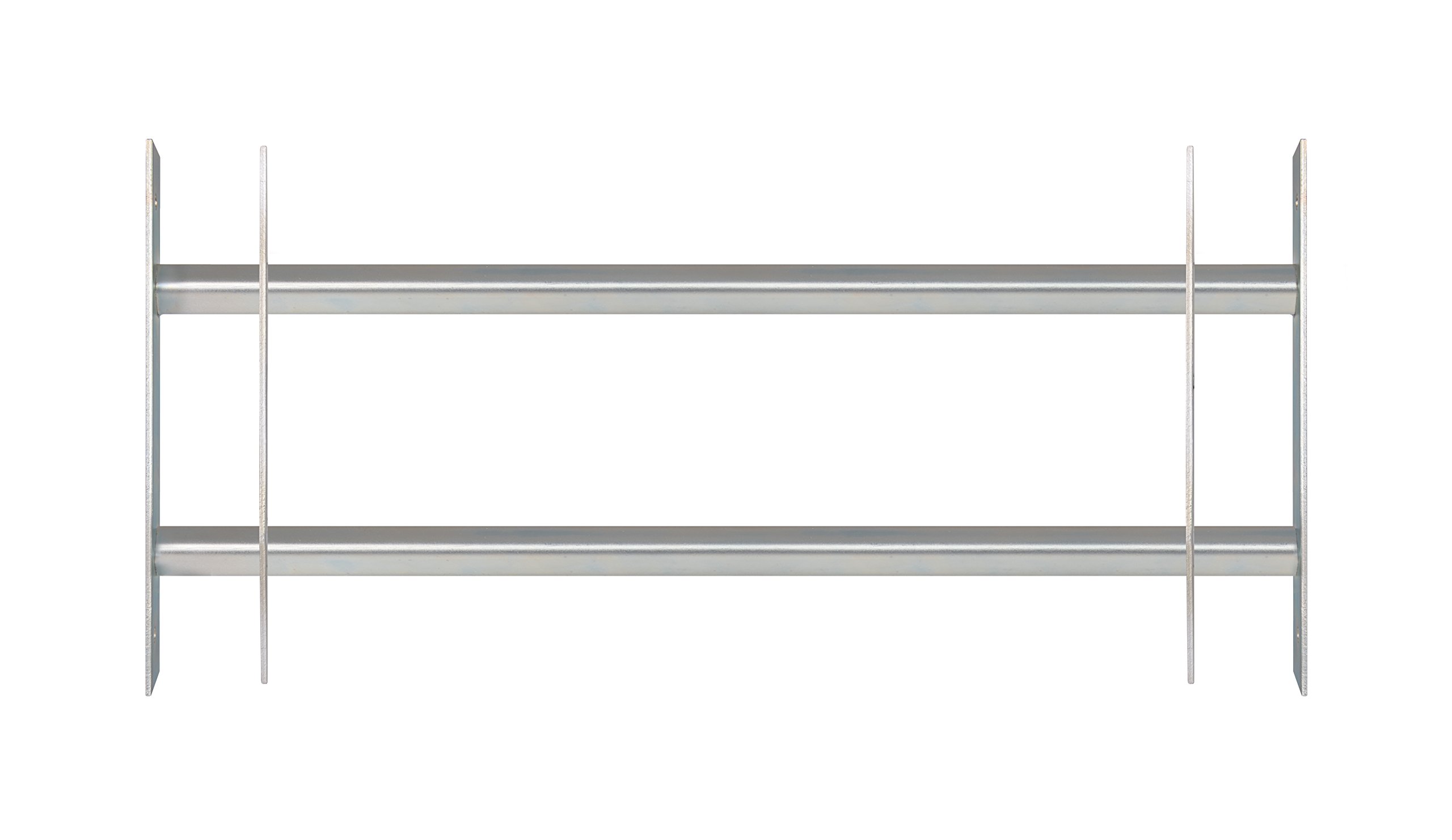 GAH-Alberts Secorino Basic 563684 Window Grille Extendible for Exterior Windows Burglary Protection Grille Galvanised Blue 300 x 700-1050 mm