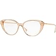 Versace VE3262B Eyeglass Frames 5215-54 - Transparent Brown VE3262B-5215-54