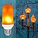 Loveishere LED Flame Effect Fire Light Bulbs- 3 Modes E26 LED Flame Effect Fire Light Bulbs Flickering Fire Atmosphere Decorative Lamps for Hotel/Bars/ Home Decoration/Restaurants (3 modes)