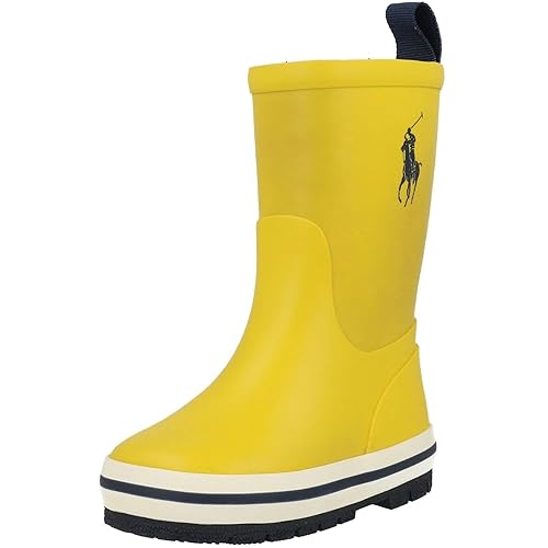yellow polo boots