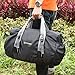 Duffle Bag, Evecase Lightweight Packable Travel Luggage Duffle Bag For Sports, Gym, Vacation - Black