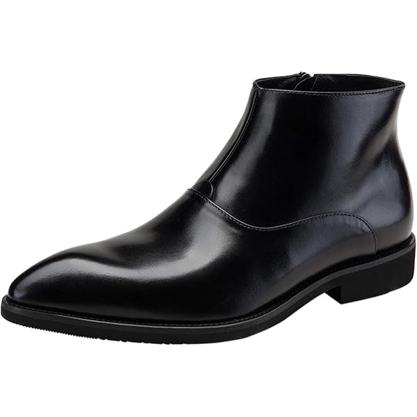 Botas Chelsea De Cuero Para Hombre - Suaves, Versátiles, Tacón Bajo, Ideales Para Negocios Y Ocio