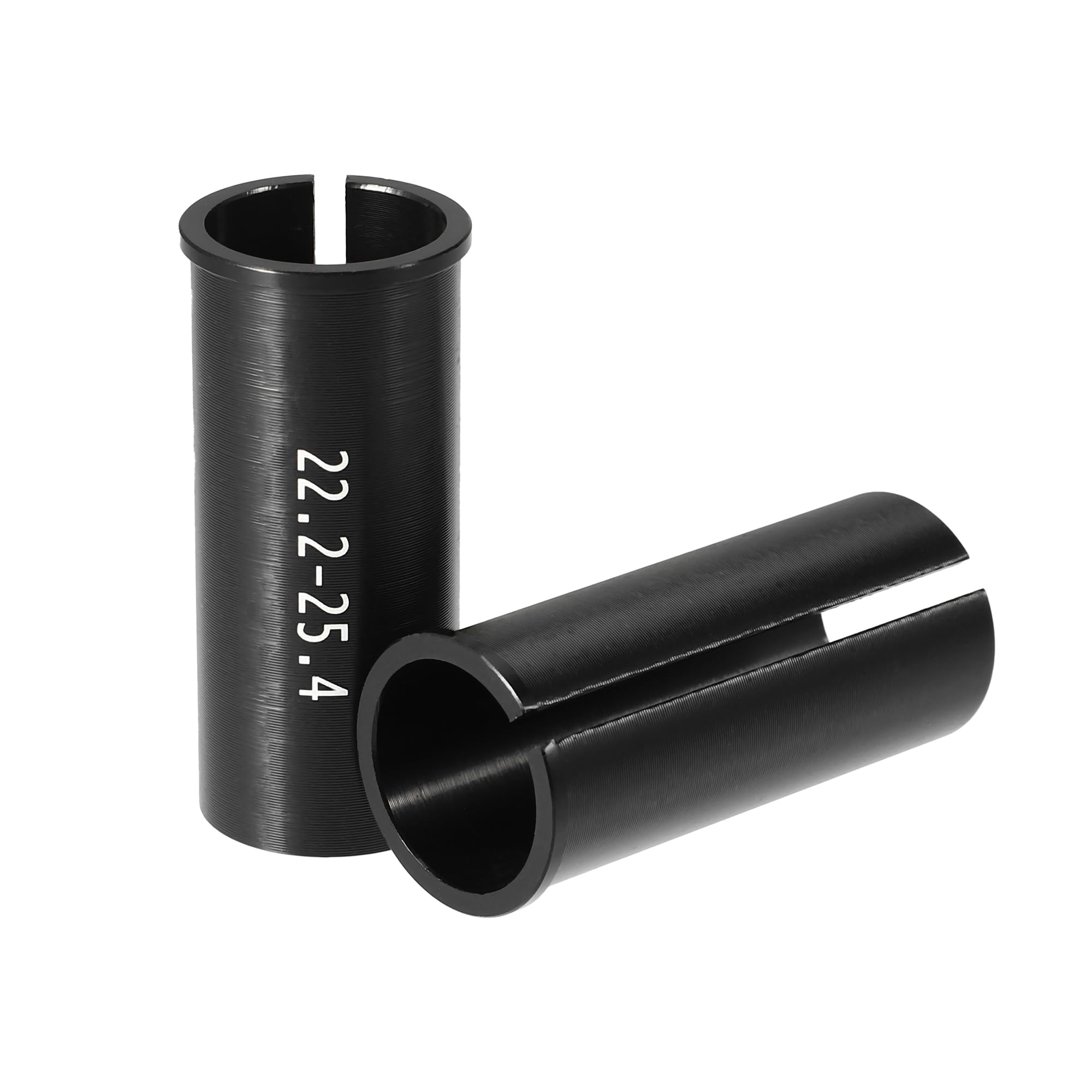 X AUTOHAUX 2 Pcs 22.2mm to 25.4mm Bike Seat Post Tube Adapter Reducing Sleeve