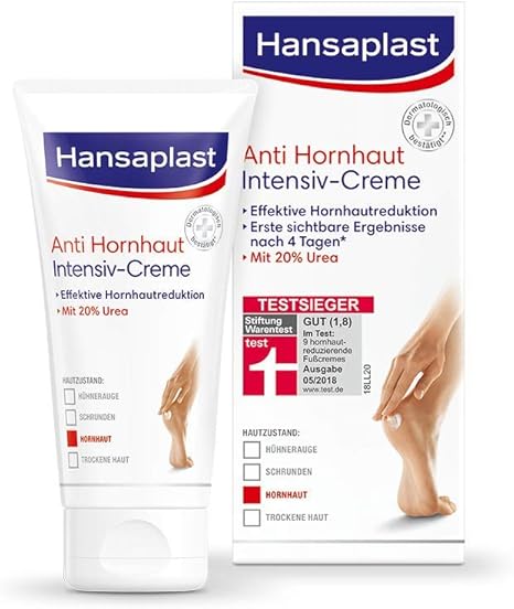 Hansaplast Anti Hornhaut Intensiv Creme 75 Ml Creme Zur Hornhaut Entfernung An Den Fussen Feuchtigkeitsspendende Hornhaut Creme Mit 20 Urea Amazon De Drogerie Korperpflege
