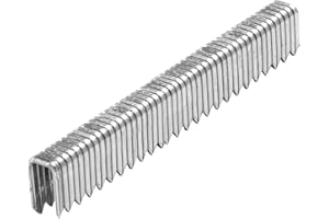 SITLDY 1000-Count 1/2 Inch Length, 18 Gauge 1/4 Inch Narrow Crown Staples, Heavy Duty Beveled Chiseled Pointed Galvanized Staples, for Pneumatic, Electric 18GA Stapler Gun