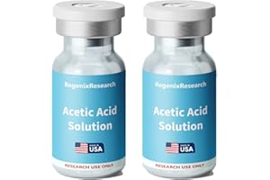Acetic Acid 10ml 0.6% - 2 Pack - Made in The USA - Research use only