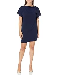 Trina Turk womens Shift Dress, Indigo, X-Small US