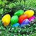 iBaseToy 12Pcs Easter Eggs for Kids, Surprise Eggs Filled with Dinosaur for Easter Basket, Plastic Mini Dinosaur Egg Easter Party Favors for Boys and Girls