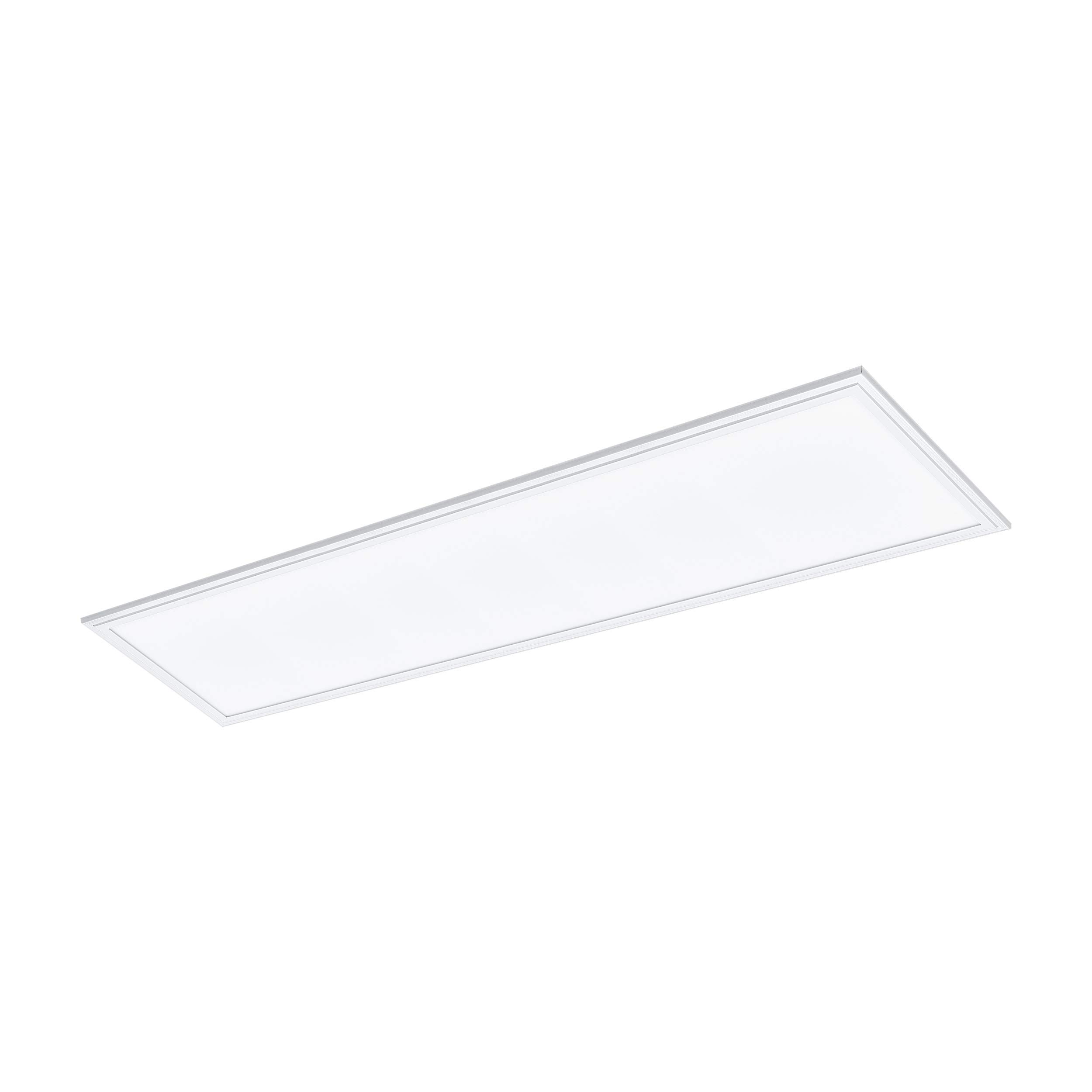 Eglo Salobrena 1 Indoor A + White – Ceiling Lighting (Indoor, White, Aluminium, Plastic, 5500 LM, LED, 4000 K) , 120 x 30 x 1.1 centimetres
