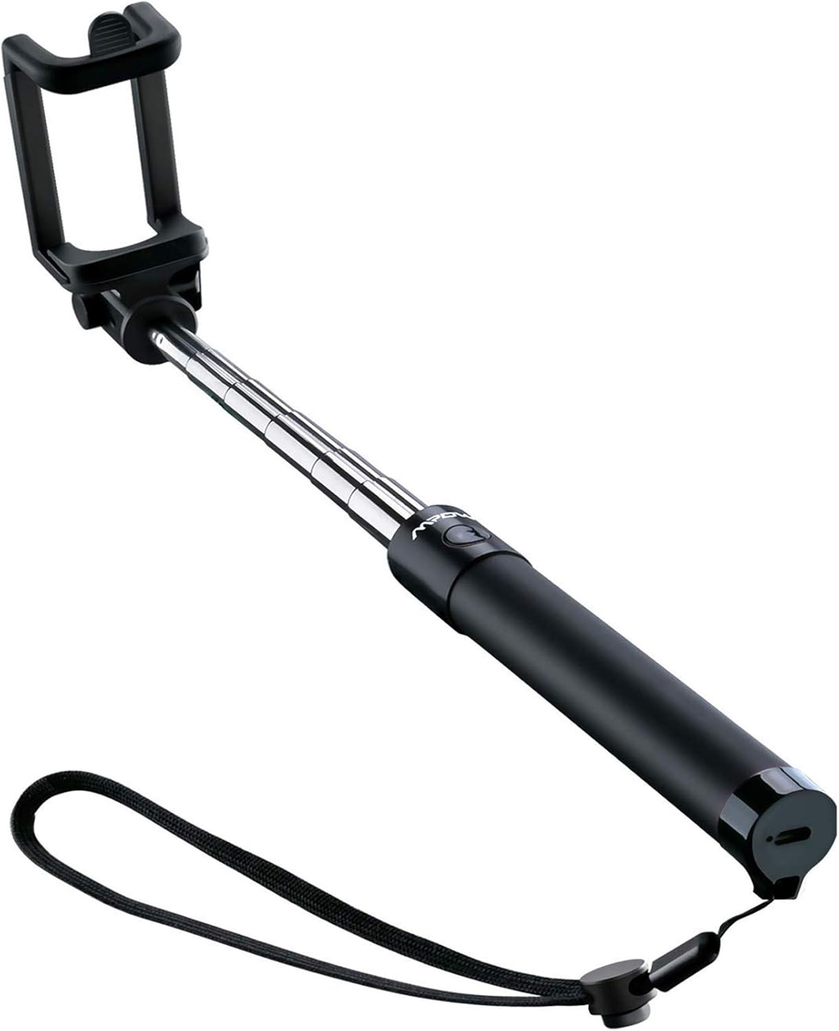 Mpow Selfie Stick, Lightweight Extendable 31.9 Inch Monopod with Bluetooth Remote Compatible iPhone12/12 Pro/SE /11/ Max/ XS/Max/XR/X/8/8P/7/7P/6S, Galaxy S20/S10/ S10 Plus/S9/8/7/6 and More, Black