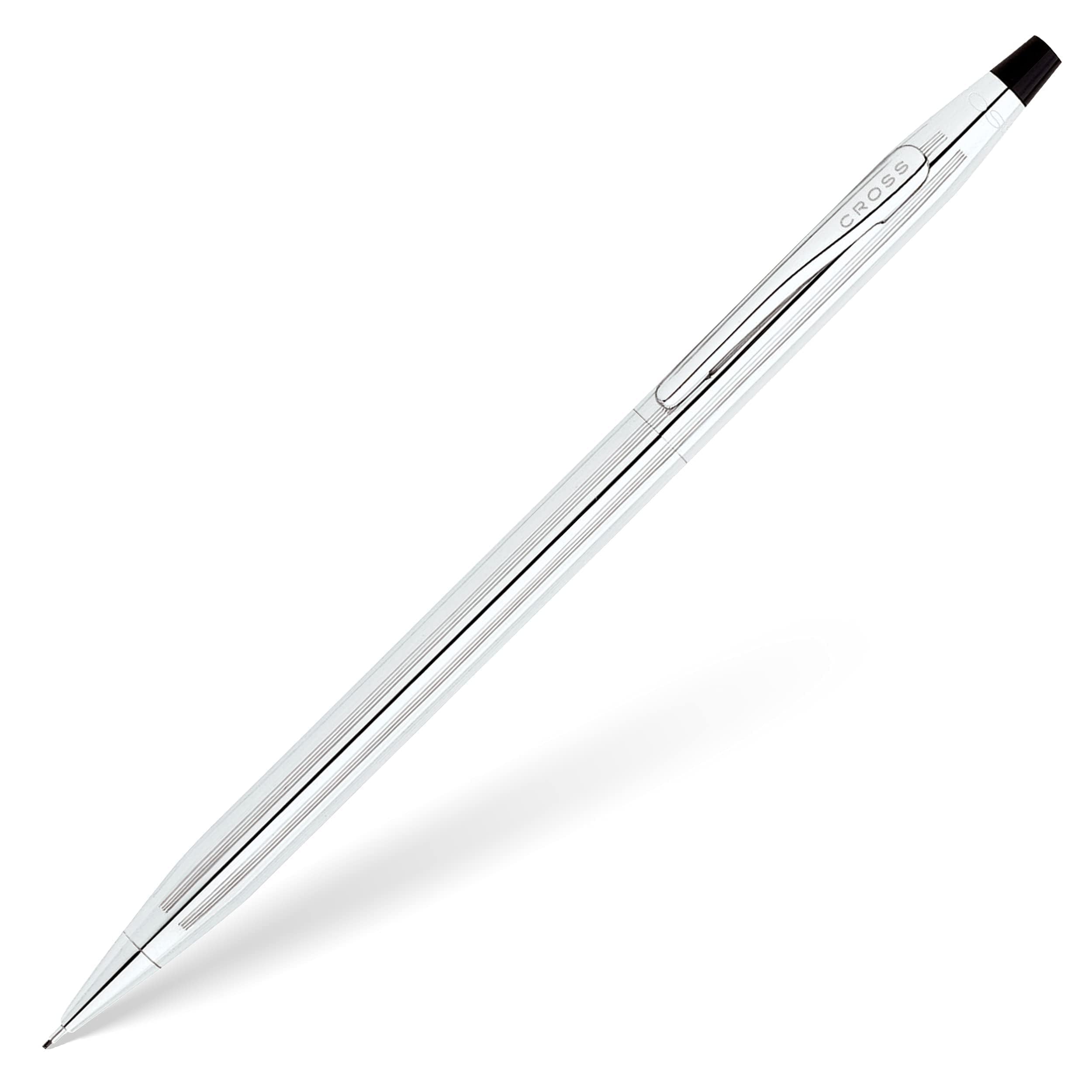 Cross Classic Century Lustrous Chrome Pencil 0.7MM incl. Premium Gift Box – Refillable Pencil