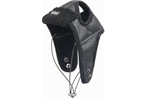 Leconpet Dog Aviator Hat, Dog Winter Pilot Hat with Ear Flaps for Cold Weather (XXL, Black)