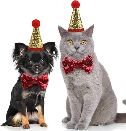 Immagini Natalizie Di Animali.Idepet Cappellini Natalizi Per Cani Cappelli Con Paillettes Glitterate Costume Natalizio Di Bowknot Papillon Regolabile Accessorio Cosplay Per Accessori Per Feste Di Compleanno Per Animali Domestici Amazon It Prodotti Per Animali Domestici