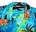 V.H.O. Funky Hawaiian Shirt, Shortsleeve, Surf, Turquoise, XXL