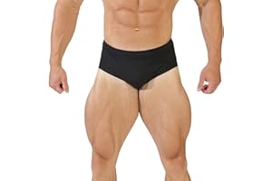 Jed North Men's Bodybuilding Contest Physique Posing Trunks Competition Suit Shorts