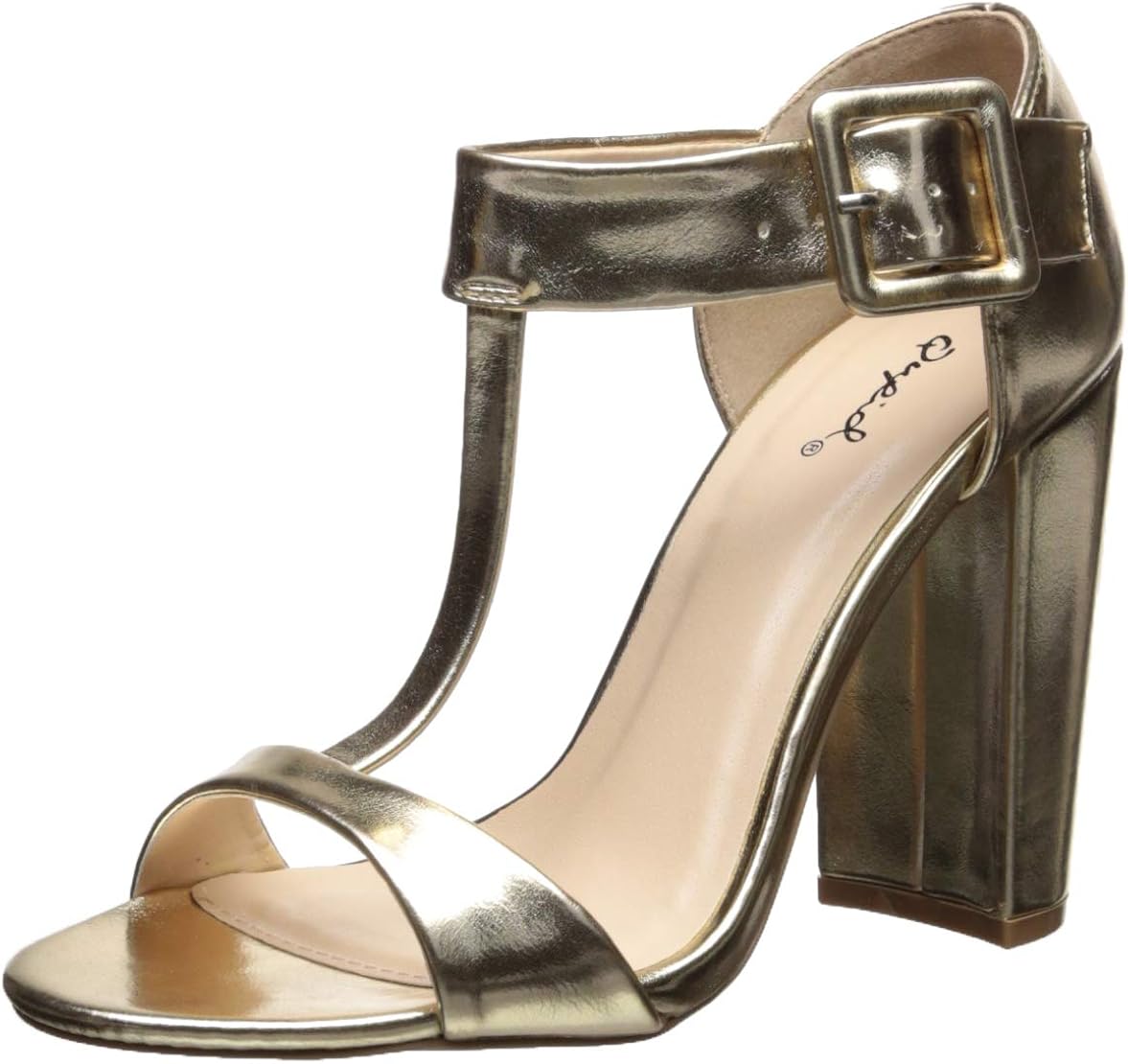 qupid clear stiletto heeled sandals