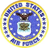 US Air Force Round Patch - By Ivamis Trading - 3 inch