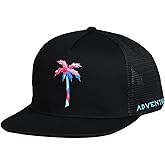 EDTREK Adventure Snapback Hat - Surf Hat - Beach Hat - Hiking Trucker Hat - Flying High Hat