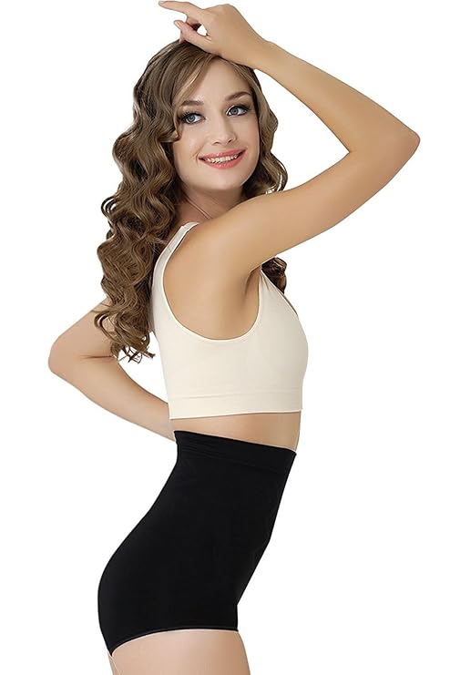 Formeasy Damen Figurformende Wäsche - Bauchweg Unterhose - Shapewear, Bauch-Weg Slip, Formslip Miederslip Taillenslip Bauch W