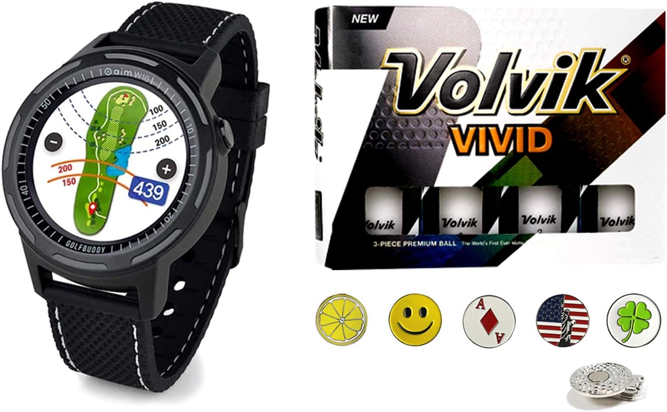 Golf Buddy aim W10 Bluetooth Wireless Golf GPS Smartwatch