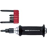 Vessel 240001 Impact Screwdriver, Soft Grip with Brim, Replaceable Bit (0.3 inch (8 mm) Opposite Side
