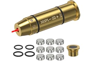 AETRONIX .38SPL Laser Training Cartridge Dry Fire Practice Ammo for Handguns Improve Accuracy & Shooting Skills Laser Bullet Compatible with .38 Special Revolvers