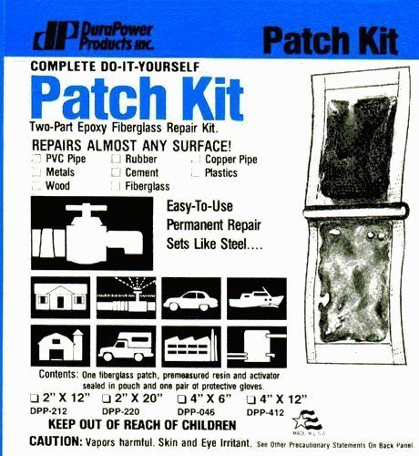 DurapowerDPP-212 Patch Kit, Size: 2" X 12"