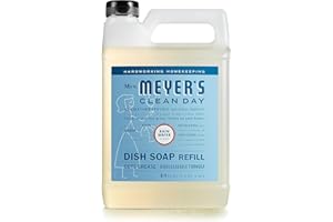 MRS. MEYER'S CLEAN DAY Liquid Dish Soap Refill, Rain Water, 48 fl. oz