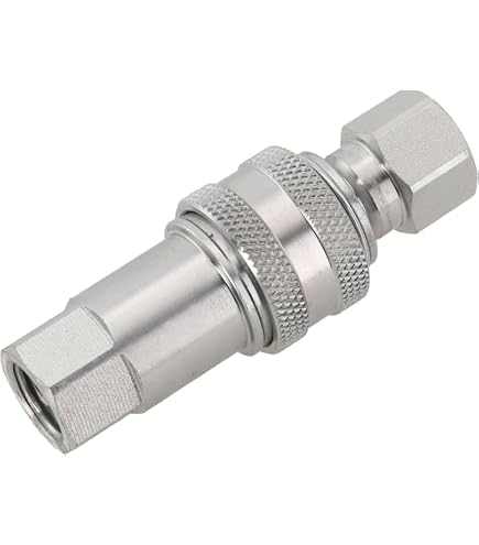 Hydraulic Quick Connect Coupler Set – M14x1.5mm Male Thread, 40mm & 44mm Lengths, Ball Locking, For Hydraulic Quick Connect Coupler Set – M14x1.5mm Male Thread, 40mm & 44mm Lengths, Ball Locking, For