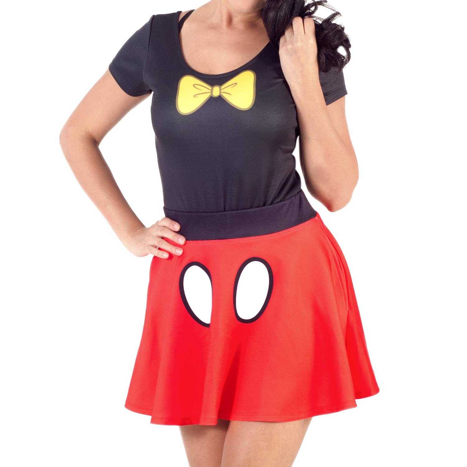 Mighty FineDisney Minnie Mouse Bodysuit and Skirt Costume Set