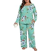 HOTGIFT Womens Winter Pajamas Sets Long Sleeve Casual Comfortable